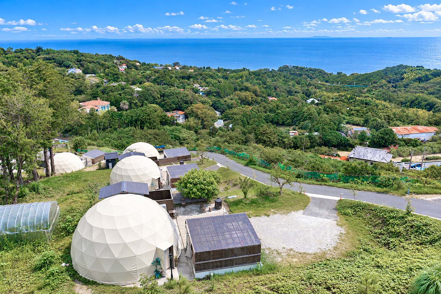 Exterior of Glam Aira Izu-kogen with ocean views